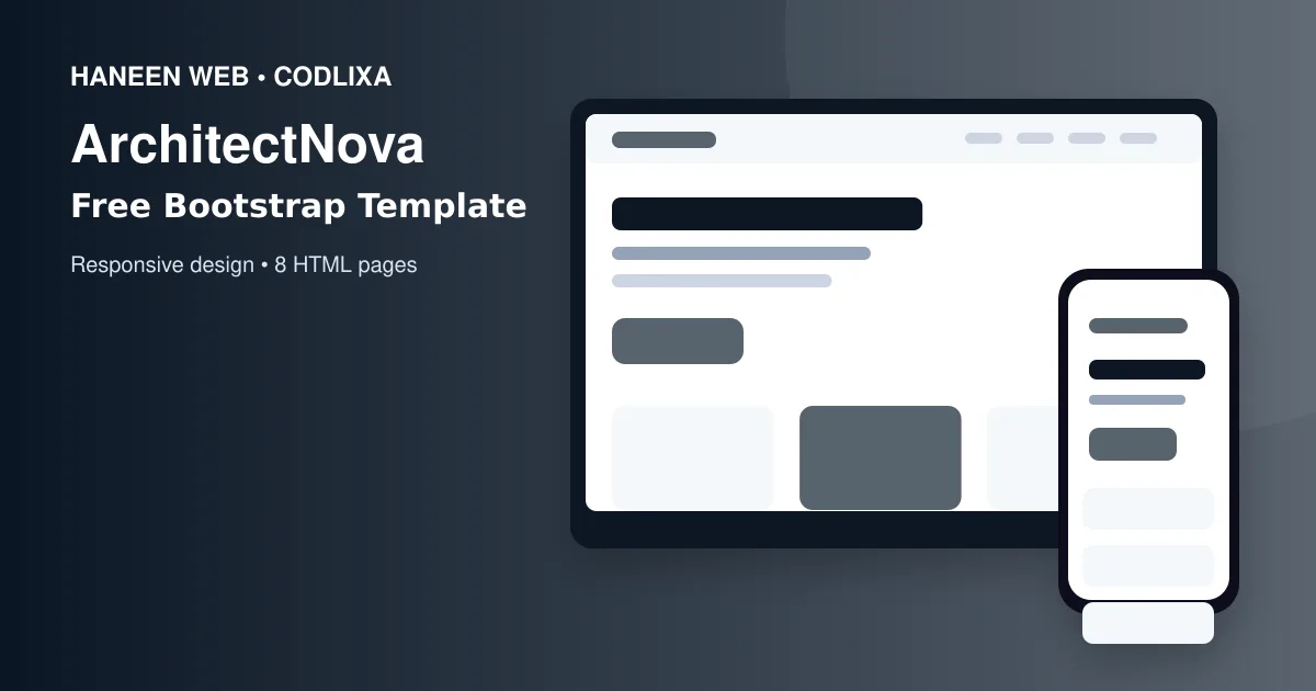 Build a Professional Website Faster with the Free ArchitectNova Bootstrap 5 Template