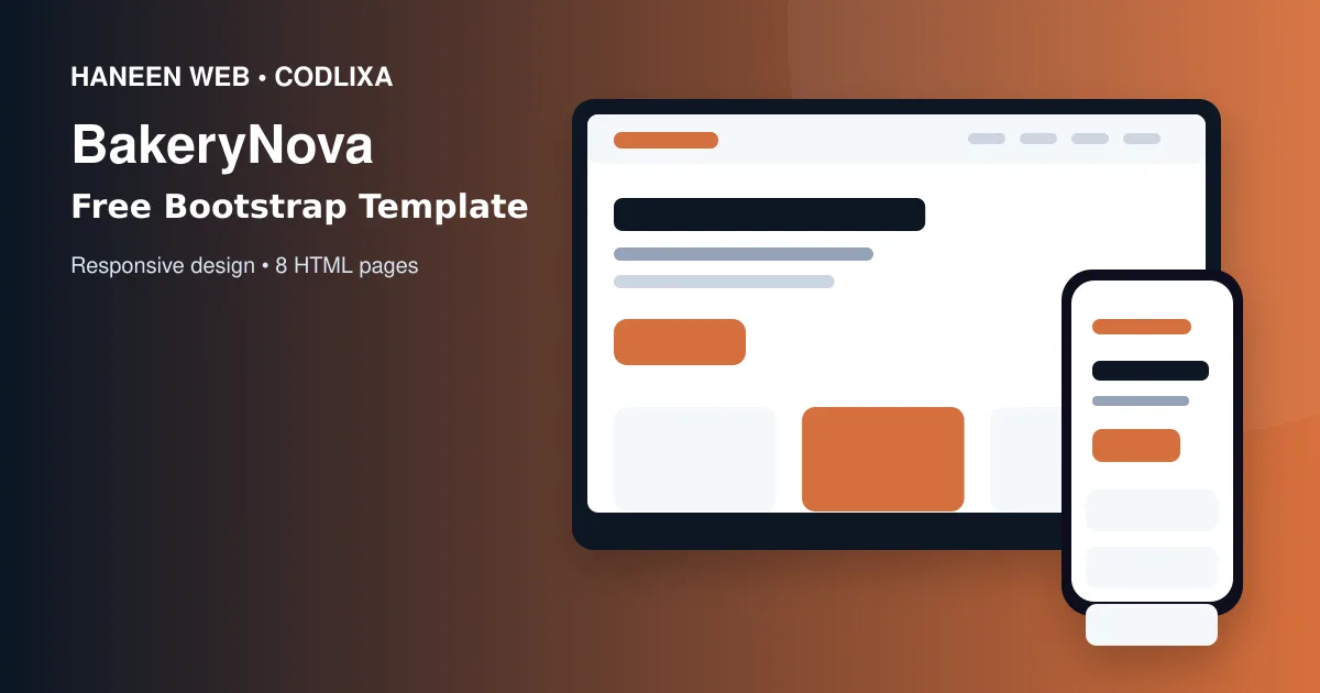 Build a Professional Website Faster with the Free BakeryNova Bootstrap 5 Template