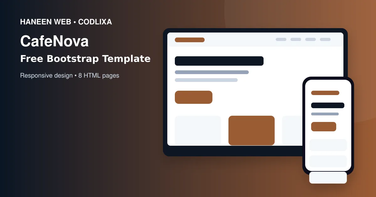 Build a Professional Website Faster with the Free CafeNova Bootstrap 5 Template