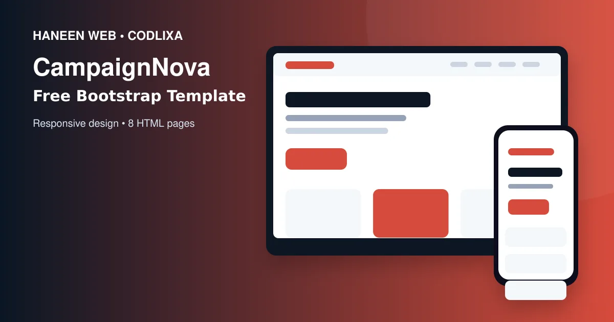Build a Professional Website Faster with the Free CampaignNova Bootstrap 5 Template