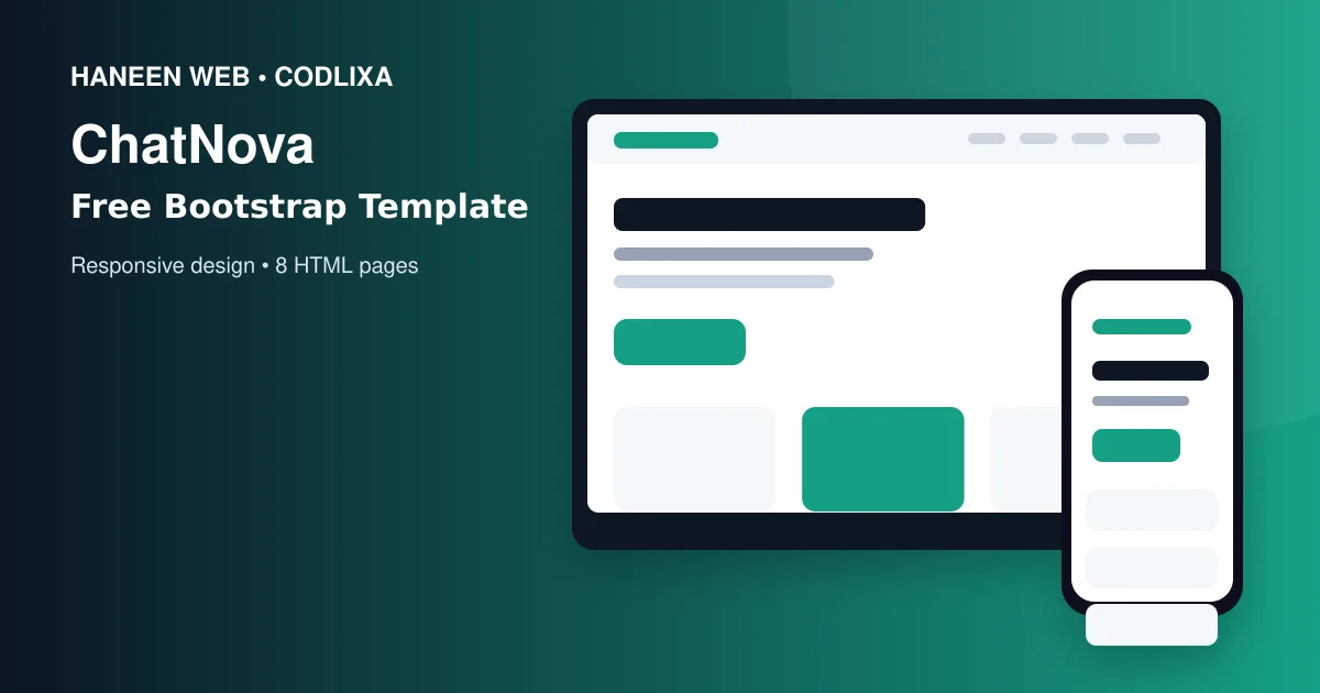 Build a Professional Website Faster with the Free ChatNova Bootstrap 5 Template