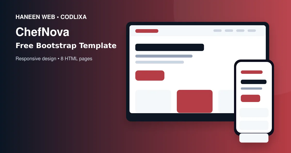 Build a Professional Website Faster with the Free ChefNova Bootstrap 5 Template