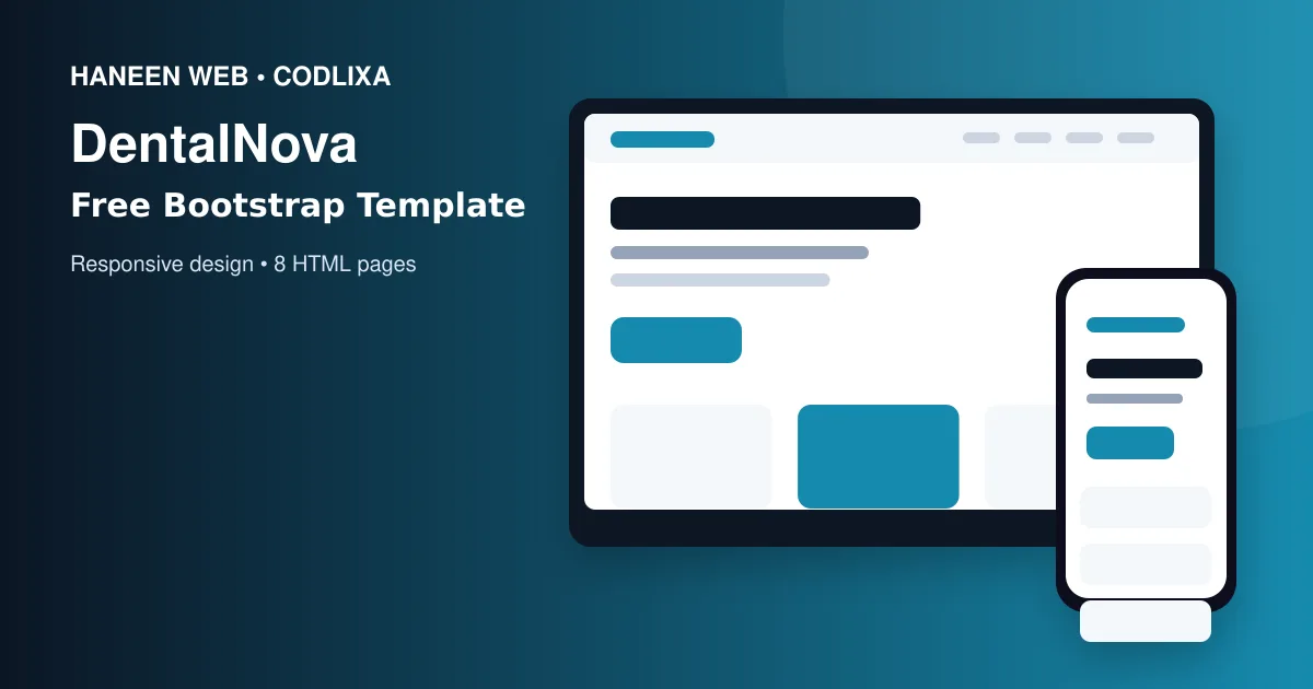 Build a Professional Website Faster with the Free DentalNova Bootstrap 5 Template