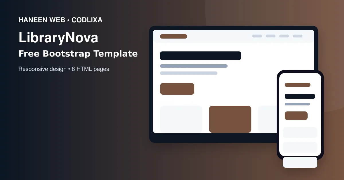 Build a Professional Website Faster with the Free LibraryNova Bootstrap 5 Template