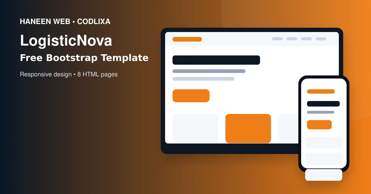 Build a Professional Website Faster with the Free LogisticNova Bootstrap 5 Template