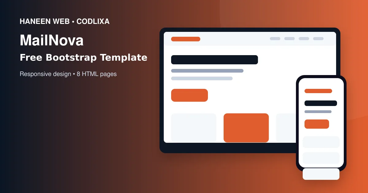 Build a Professional Website Faster with the Free MailNova Bootstrap 5 Template