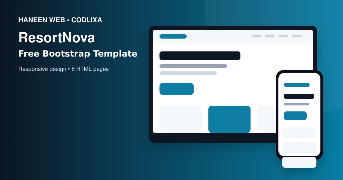 Build a Professional Website Faster with the Free ResortNova Bootstrap 5 Template