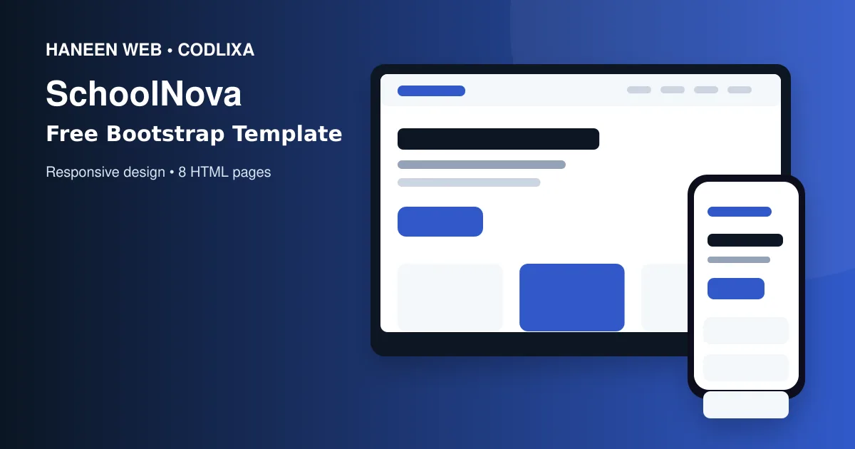 Build a Professional Website Faster with the Free SchoolNova Bootstrap 5 Template
