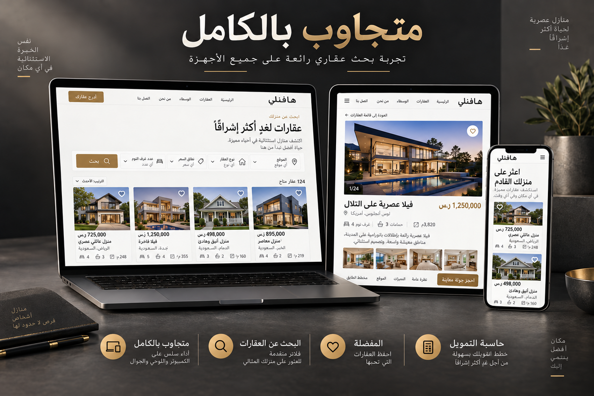 Havenly – قالب عقارات عربي مجاني Bootstrap 5 بتصميم RTL