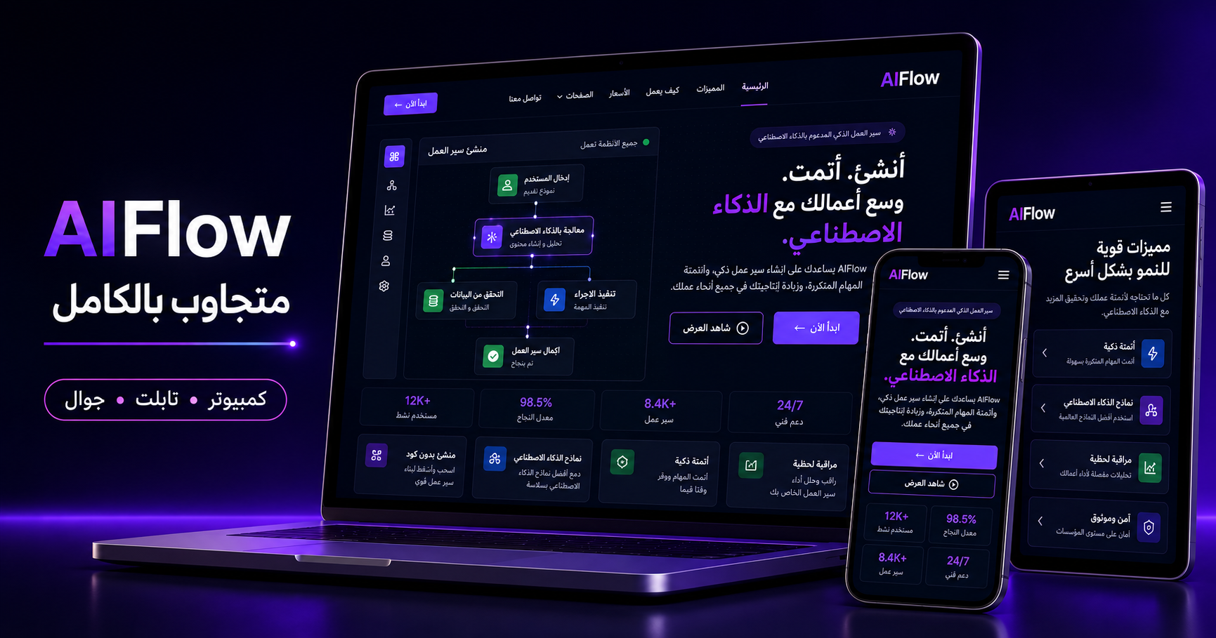 AIFlow – Free AI SaaS Bootstrap 5 HTML Template | RTL & LTR