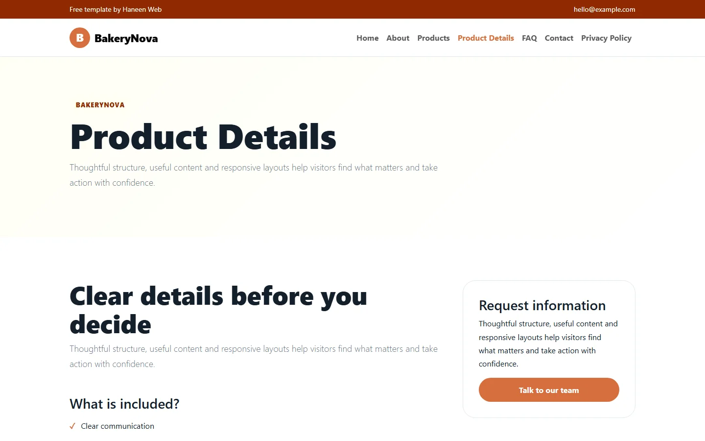 BakeryNova – Free Bootstrap 5 Fresh bread and handmade pastries HTML Template