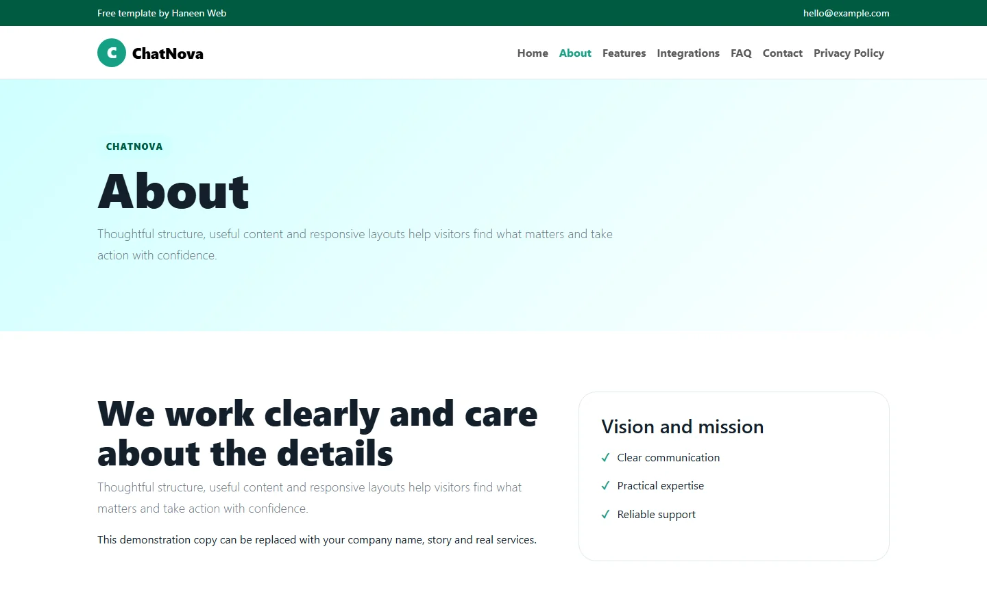 ChatNova – Free Bootstrap 5 Conversations that build trust HTML Template