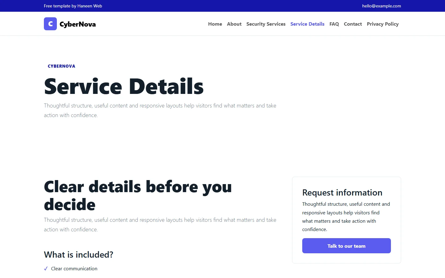 CyberNova – Free Bootstrap 5 Security built for modern teams HTML Template
