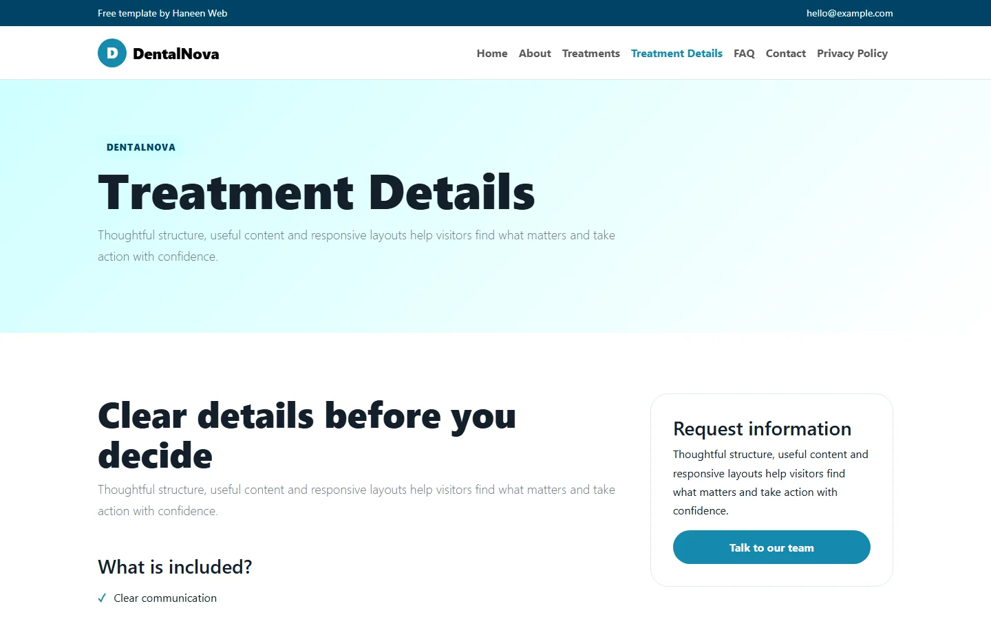 DentalNova – Free Bootstrap 5 Modern dental care with confidence HTML Template