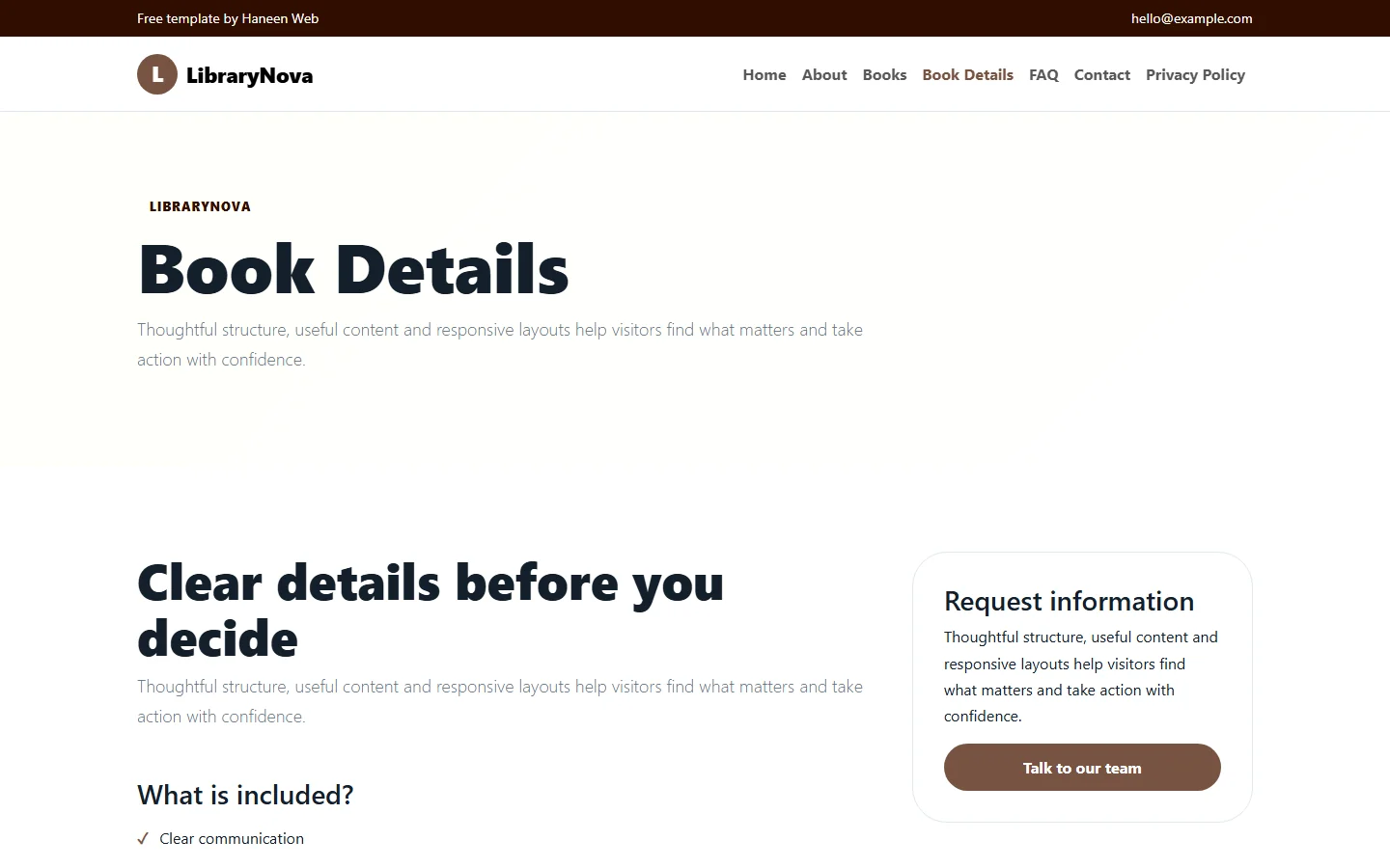 LibraryNova – Free Bootstrap 5 Books that open new worlds HTML Template