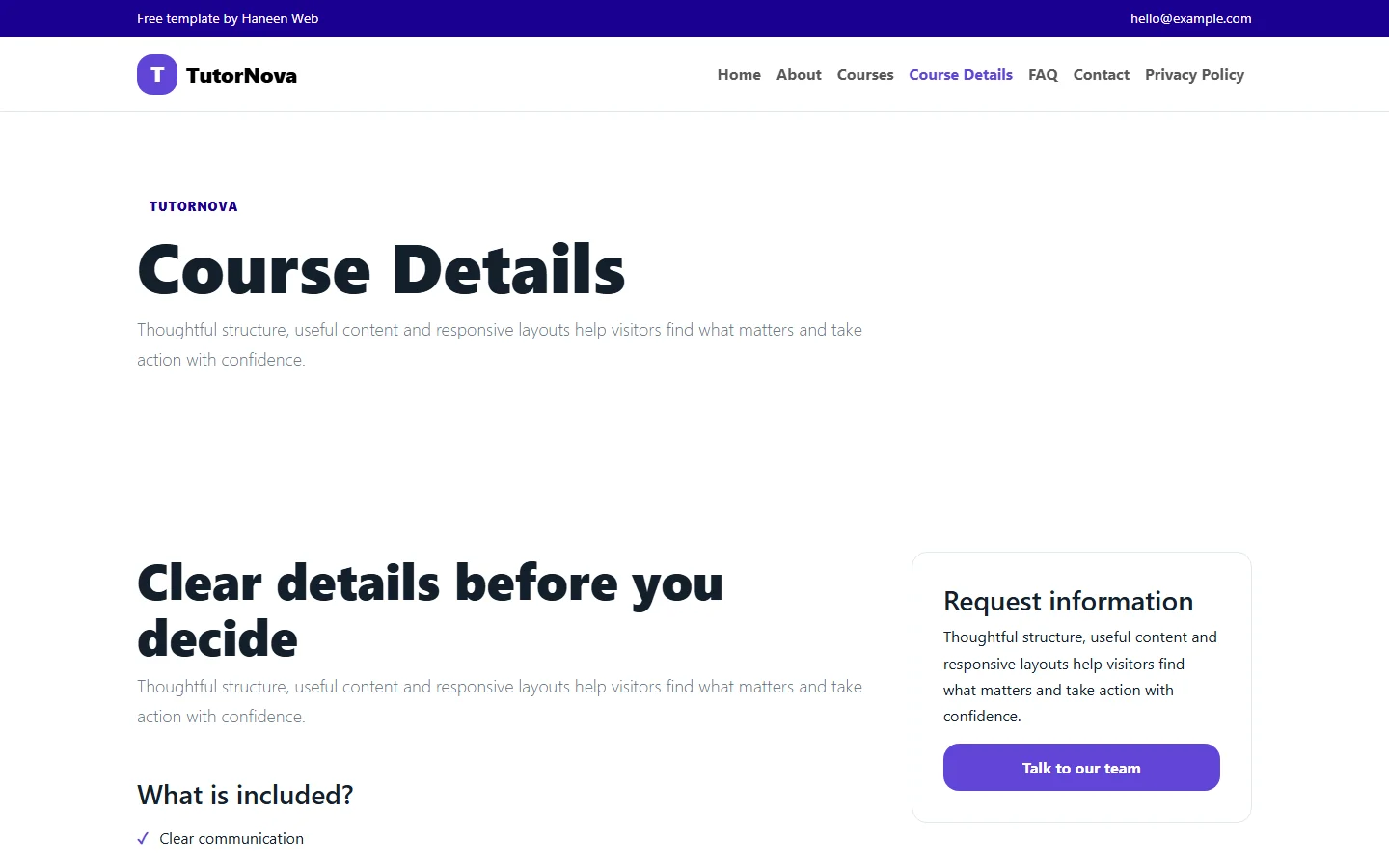 TutorNova – Free Bootstrap 5 Personal learning that works HTML Template